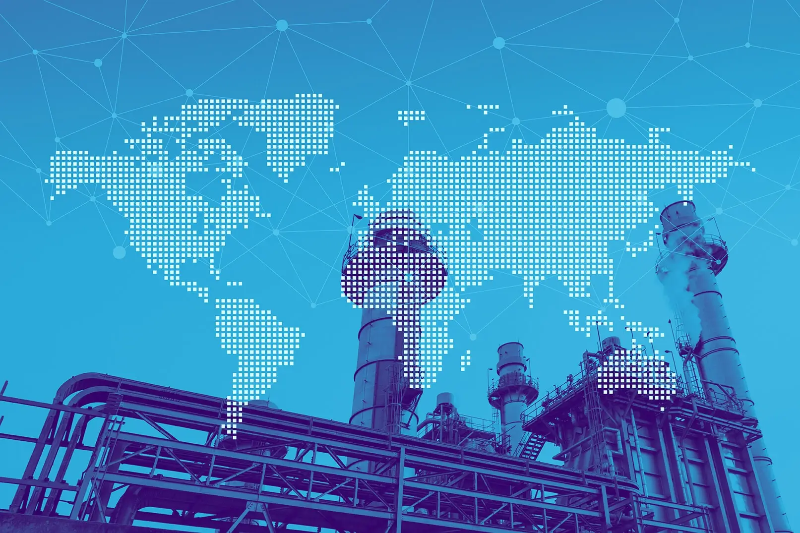 Site industriel connecté à l'échelle mondiale
