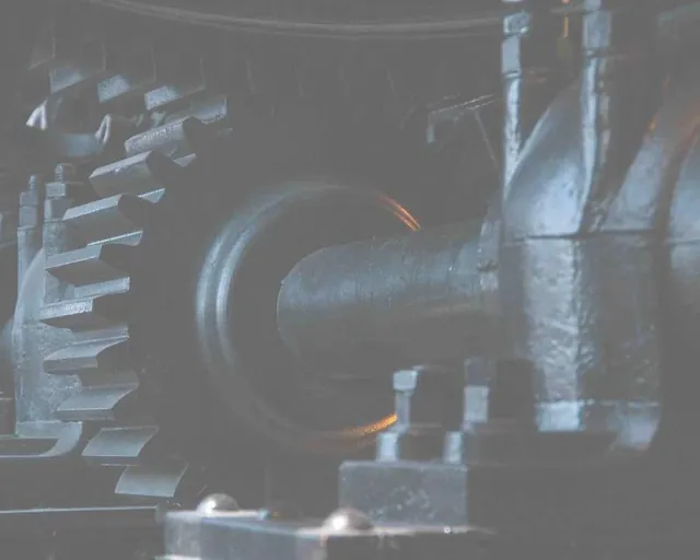 Engrenage et arbre de transmission d'une machine industrielle